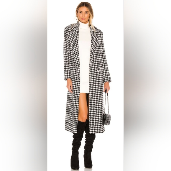 ZARA Black & White Jersey Knit Coat - Picture 14 of 16